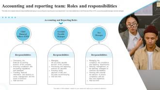 Accounting And Reporting Team Roles And Responsibilities Strategic Financial Planning Strategy SS V