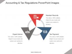 Accounting and tax regulations powerpoint images
