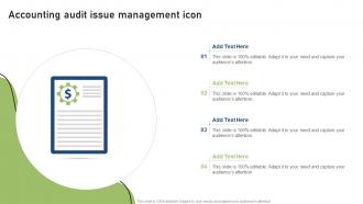 Accounting Audit Issue Management Icon
