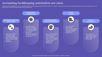 Accounting Bookkeeping Automation Use Cases