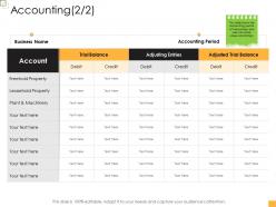 Accounting business controlling ppt graphics