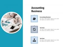 Accounting business ppt powerpoint presentation pictures icon cpb