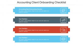 Accounting client onboarding checklist ppt powerpoint presentation infographic template background cpb