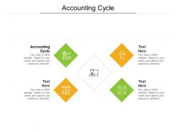 Accounting cycle ppt powerpoint presentation infographics ideas cpb