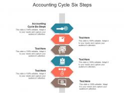 Accounting cycle six steps ppt powerpoint presentation pictures inspiration cpb