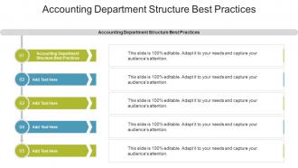 Accounting Department Structure Best Practices In Powerpoint And Google Slides Cpb