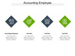 Accounting employee ppt powerpoint presentation model cpb