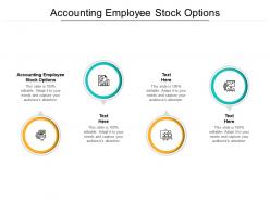 Accounting employee stock options ppt powerpoint presentation file tips cpb