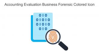 Accounting Evaluation Business Forensic Colored Icon In Powerpoint Pptx Png And Editable Eps Format
