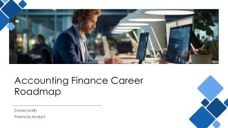 Accounting Finance Career Roadmap PPT Outline AT