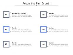 Accounting firm growth ppt powerpoint presentation model influencers
