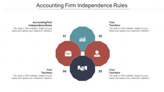 Accounting firm independence rules ppt powerpoint presentation ideas cpb