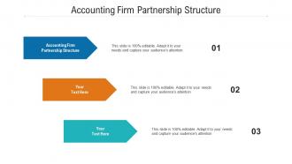 Accounting firm partnership structure ppt powerpoint presentation slides download cpb