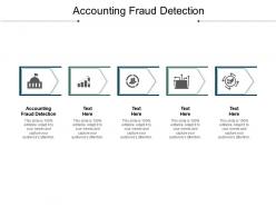 Accounting fraud detection ppt powerpoint presentation gallery outline cpb