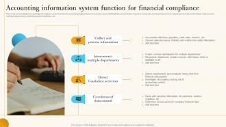 Accounting Information System Function For Financial Compliance