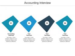 Accounting interview ppt powerpoint presentation slides icons cpb