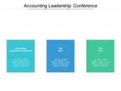 Accounting leadership conference ppt powerpoint presentation portfolio layouts cpb