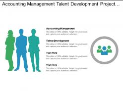 Accounting management talent development project management business continuation cpb
