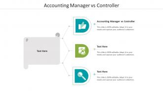 Accounting manager vs controller ppt powerpoint presentation introduction cpb