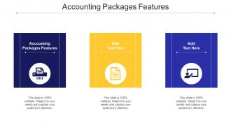 Accounting Packages Features Ppt Powerpoint Presentation Infographic Template Clipart Cpb
