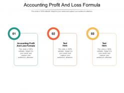 Accounting profit and loss formula ppt powerpoint presentation infographic template styles cpb