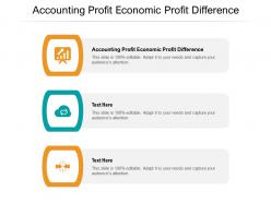 Accounting profit economic profit difference ppt powerpoint presentation layouts outfit cpb