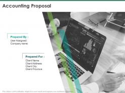 Accounting Proposal Powerpoint Presentation Slides