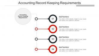 Accounting Record Keeping Requirements Ppt Powerpoint Presentation Outline Cpb