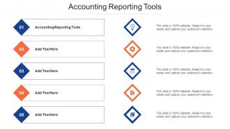 Accounting Reporting Tools Ppt Powerpoint Presentation Ideas Show Cpb