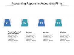 Accounting reports in accounting firms ppt powerpoint presentation summary example file cpb