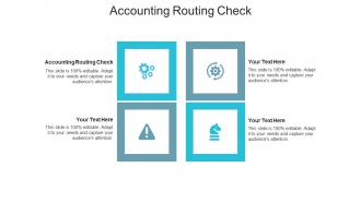 Accounting routing check ppt powerpoint presentation infographics design ideas cpb