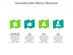 Accounting sales returns allowances ppt powerpoint presentation icon slide cpb