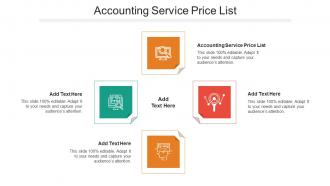Accounting Service Price List Ppt Powerpoint Presentation Infographics Gallery Cpb