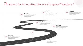 Accounting services proposal roadmap accounting proposal