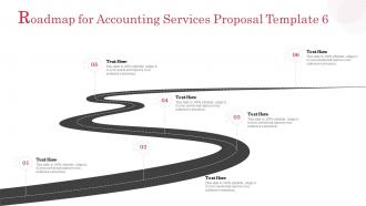 Accounting services proposal roadmap for accounting services proposal