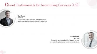 Accounting services proposal template client testimonials for accounting services