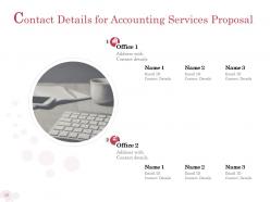 Accounting services proposal template powerpoint presentation slides