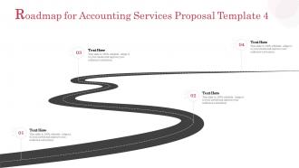 Accounting services proposal template roadmap for accounting services proposal