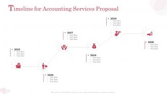 Accounting services proposal template timeline for accounting services proposal