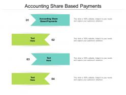 Accounting share based payments ppt powerpoint presentation pictures design templates cpb