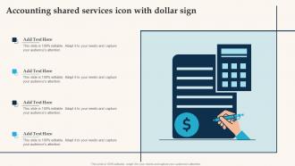 Accounting Shared Services Icon With Dollar Sign