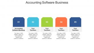 Accounting software business ppt powerpoint presentation professional visuals cpb