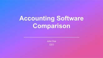 Accounting Software Comparison PPT Guidelines AT