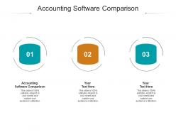 Accounting software comparison ppt powerpoint presentation infographic template portfolio cpb