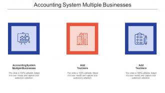 Accounting System Multiple Businesses In Powerpoint And Google Slides Cpb
