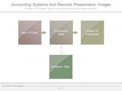 Accounting systems and records presentation images