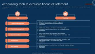 Accounting Tools To Evaluate Financial Statement