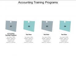 Accounting training programs ppt powerpoint presentation slide cpb