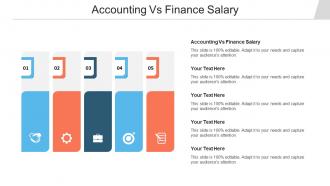 Accounting Vs Finance Salary Ppt Powerpoint Presentation File Show Cpb