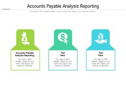 Accounts payable analysis reporting ppt powerpoint presentation inspiration cpb